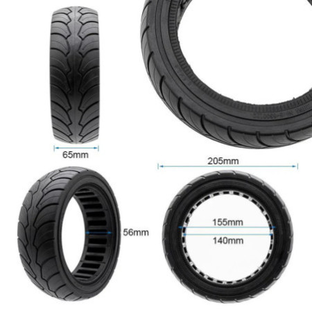 Олекотена солидна гума за тротинетка 8.5x2-6.1 / B58