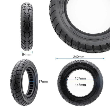Олекотена солидна гума за тротинетка 10x2.125-6.1 / B34