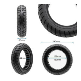 Олекотена солидна гума за тротинетка 60/70-6.5 / B44