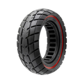 Олекотена солидна офроуд гума за тротинетка 8.5x3 / B55 | Червена лента