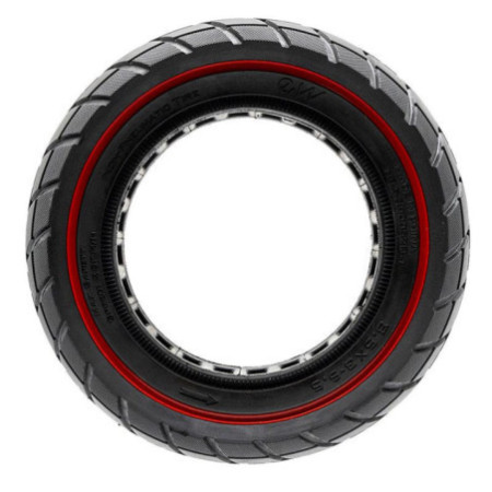 Олекотена солидна офроуд гума за тротинетка 8.5x3 / B55 | Червена лента