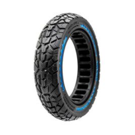 Олекотена солидна офроуд гума за тротинетка 10x2.125-6.5 / B34 | Синя лента