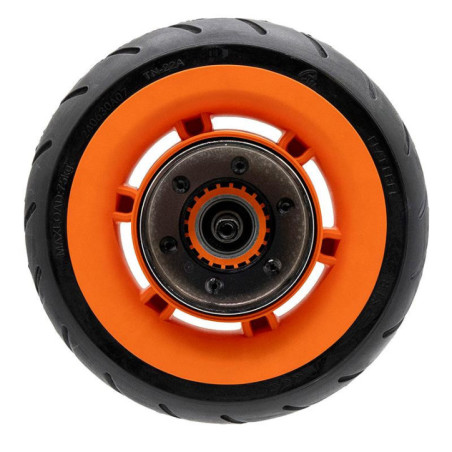 Комплект гума с оранжева джанта за тротинетка Xiaomi Mi4 Go