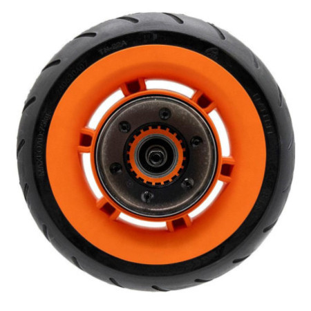 Комплект гума с оранжева джанта за тротинетка Xiaomi Mi4 Go