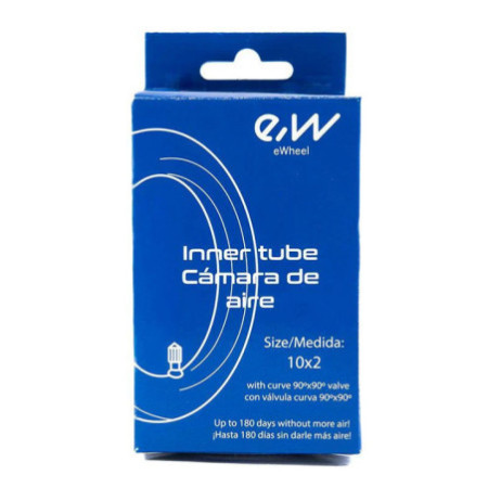 Вътрешна гума за тротинетка 10x2 | Крив вентил 90x90