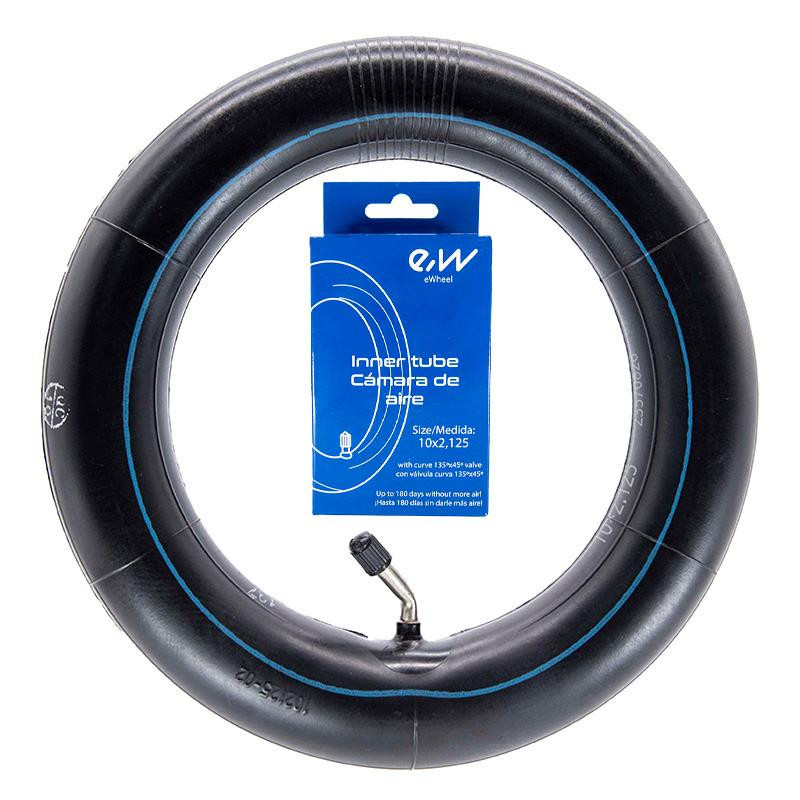 Вътрешна гума за тротинетка 10x2,125 | Крив вентил 135x45