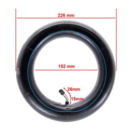 Вътрешна гума за тротинетка 10x2,125 | Крив вентил 135x45