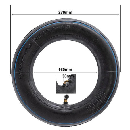 Вътрешна гума за тротинетка 90/65-6.5 | 110/50-6.5 | Крив вентил 90x90