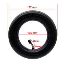 Вътрешна гума за тротинетка 200x50 | Крив вентил 135x45