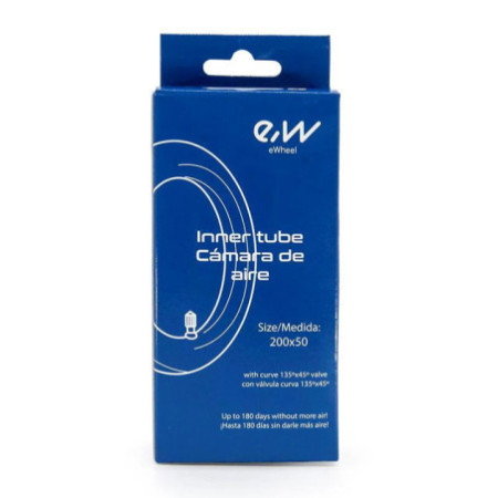 Вътрешна гума за тротинетка 200x50 | Крив вентил 135x45