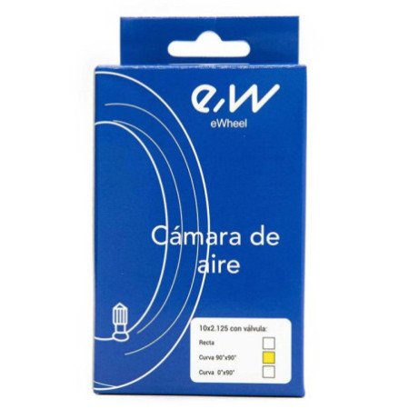 Вътрешна гума за тротинетка 10x2.125 | Крив вентил 90x90