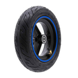 Комплект външна гума с джанта за тротинетка 6.5 инча | Синя лента