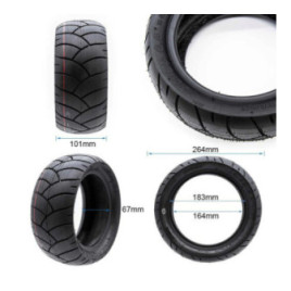 Безкамерна външна гума за тротинетка 100/55-6.5