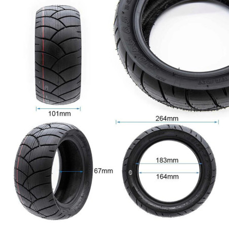 Безкамерна външна гума за тротинетка 100/55-6.5