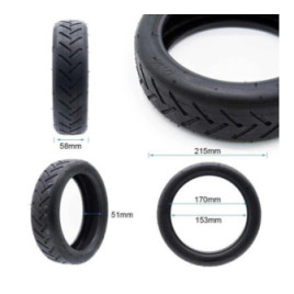 Безкамерна външна гума за тротинетка 8.5x2