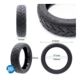 Безкамерна външна гума за тротинетка 8.5x2-6.1 | Гел