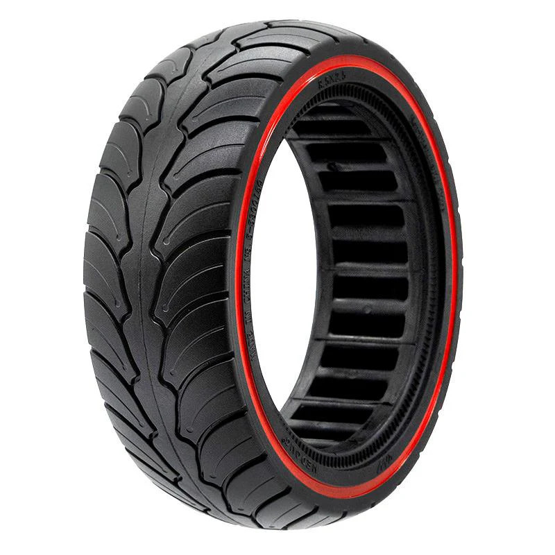Олекотена солидна гума за тротинетка 8.5x2.5-6.1 / B58 | Червена лента