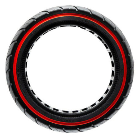 Олекотена солидна гума за тротинетка 8.5x2.5-6.1 / B58 | Червена лента