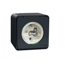 Подсилен Шуко контакт Schneider за елетромобили - Moveko.bg