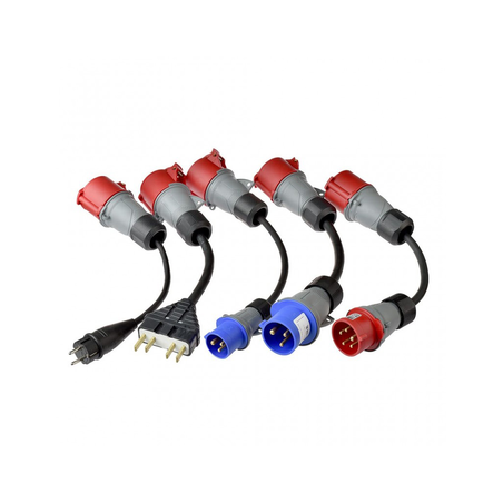 Комплект адаптери за промишлен контакт към 16А - Moveko.bg