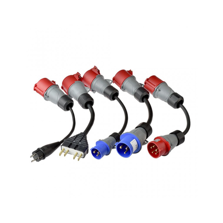 Комплект адаптери за промишлен контакт към 16А - Moveko.bg