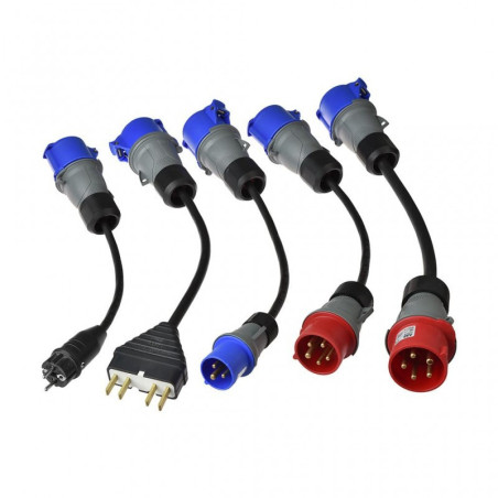 Комплект адаптери за промишлен контакт - Moveko.bg