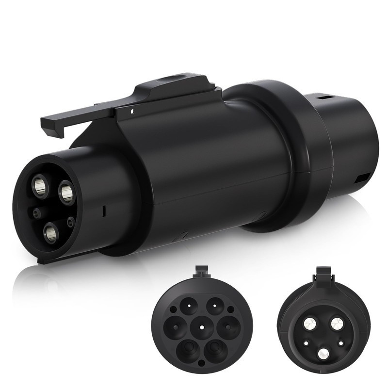 Адаптер за зареждане Тип 2 към Тип 1 | 32 A 7,4 kW - Moveko.bg