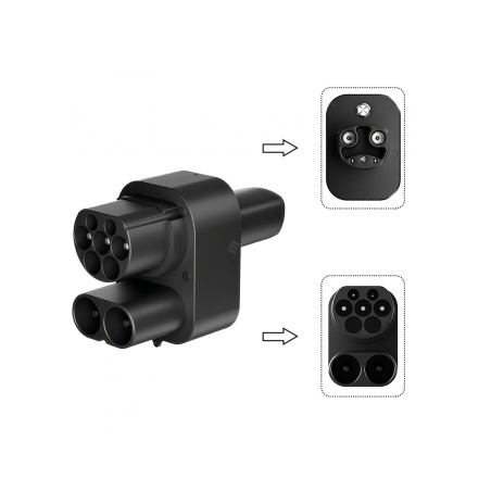 Адаптер за DC зареждане от CCS2 към USA Tesla - Moveko.bg