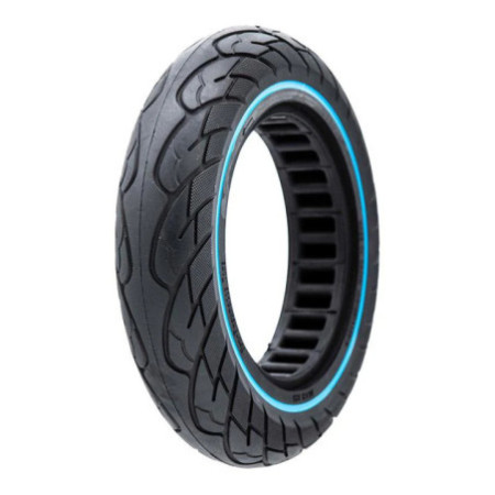 Олекотена солидна гума за тротинетка 10x2.5-6.1 / B44 | Синя лента