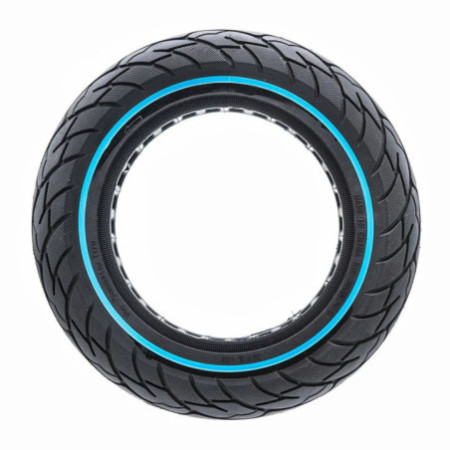 Олекотена солидна гума за тротинетка 10x2.5-6.1 / B44 | Синя лента