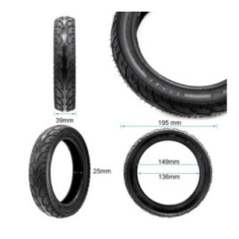 Комплект вътрешна и външна гума за тротинетка 200x50-5.5