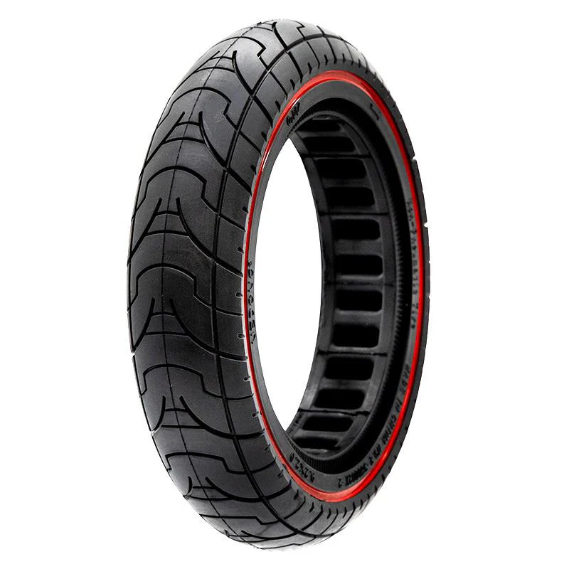 Олекотена солидна гума за тротинетка 9.2x2-6.1 / B34 | Червена лента