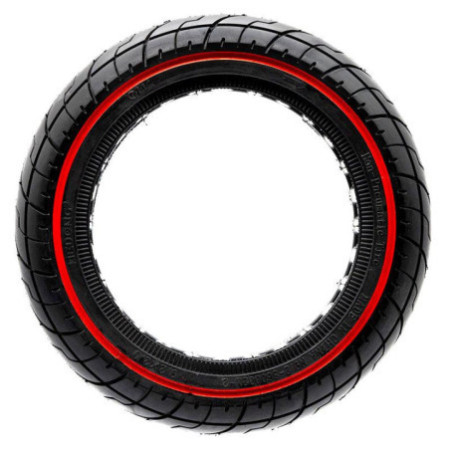 Олекотена солидна гума за тротинетка 9.2x2-6.1 / B34 | Червена лента
