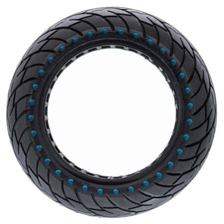 Олекотена солидна гума за тротинетка 10x2.5-6.1/B44 | Сини точки