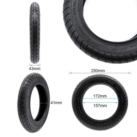 Външна гума за тротинетка 10x2-6.1