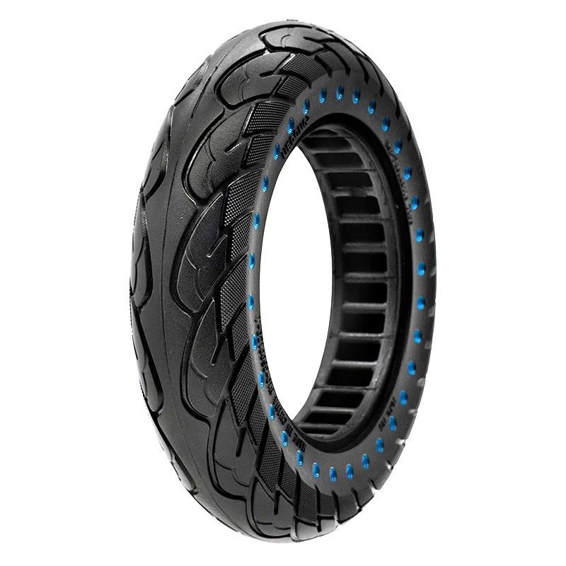 Олекотена солидна гума за тротинетка 10x2.125-6.1 / B34 | Сини точки