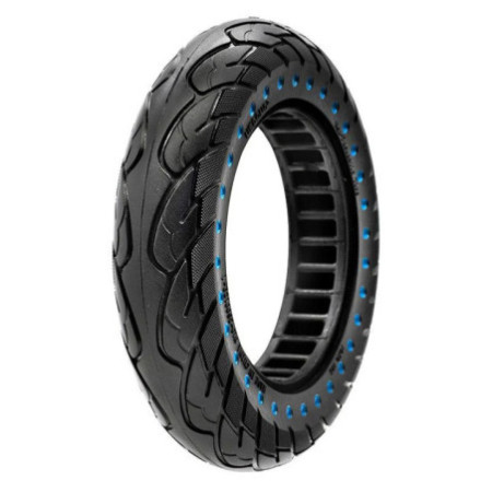 Олекотена солидна гума за тротинетка 10x2.125-6.1 / B34 | Сини точки