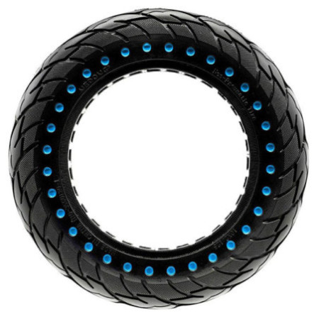 Олекотена солидна гума за тротинетка 10x2.125-6.1 / B34 | Сини точки