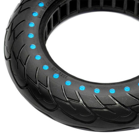 Олекотена солидна гума за тротинетка 10x2.125-6.1 / B34 | Сини точки