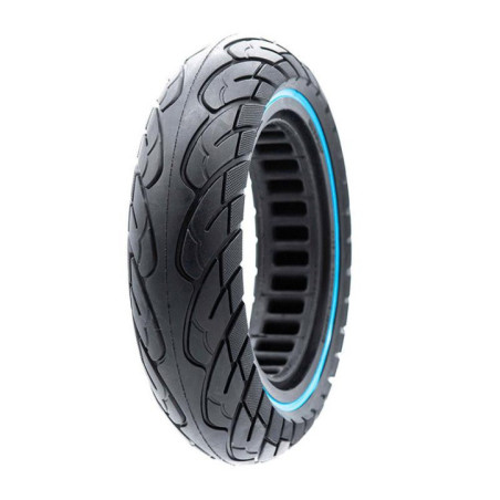 Олекотена солидна гума за тротинетка 10x2.5-6.1 / B34 | Синя лента