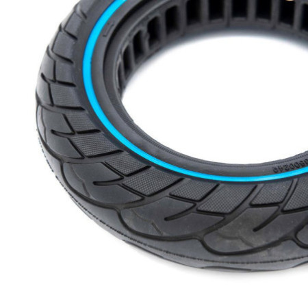 Олекотена солидна гума за тротинетка 10x2.5-6.1 / B34 | Синя лента