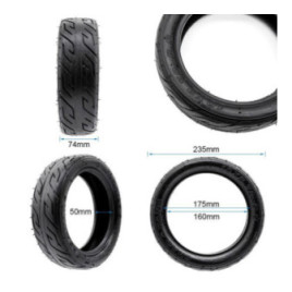 Безкамерна външна гума за тротинетка 10x2.7-6.5