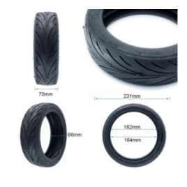 Безкамерна външна гума за тротинетка 60/70-6.5 | Wanda