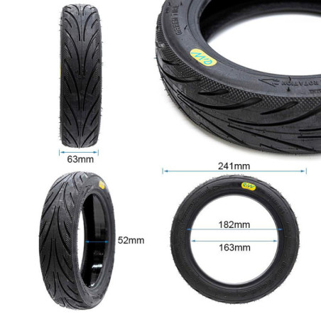 Безкамерна външна гума за тротинетка 60/70-6.5 | Wanda | ГЕЛ