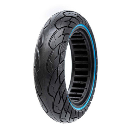 Олекотена солидна гума за тротинетка 10x2.5-6.1 / B44 | Синя лента