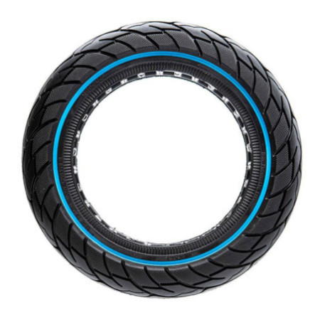 Олекотена солидна гума за тротинетка 10x2.5-6.1 / B44 | Синя лента