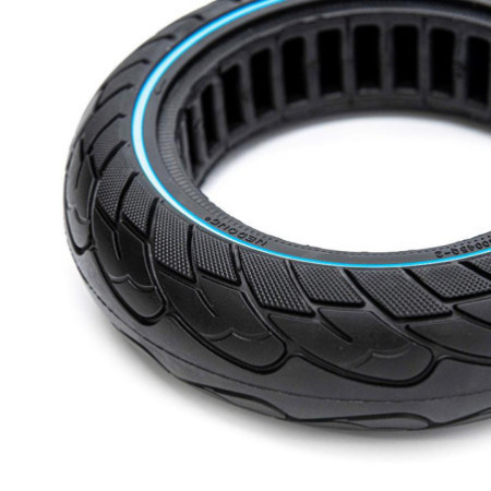 Олекотена солидна гума за тротинетка 10x2.5-6.1 / B44 | Синя лента