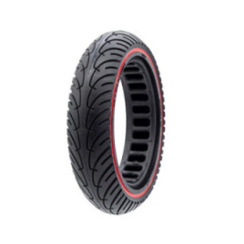 Олекотена солидна гума за тротинетка 8.5x2-6.1 / B34 | Червена лента