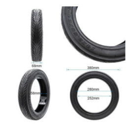 Безкамерна външна гума за тротинетка 14x2.5 64-254 2.50-10