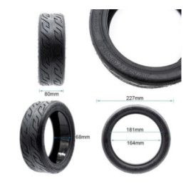 Безкамерна външна гума за тротинетка 10x2.70-6.5 | Гел